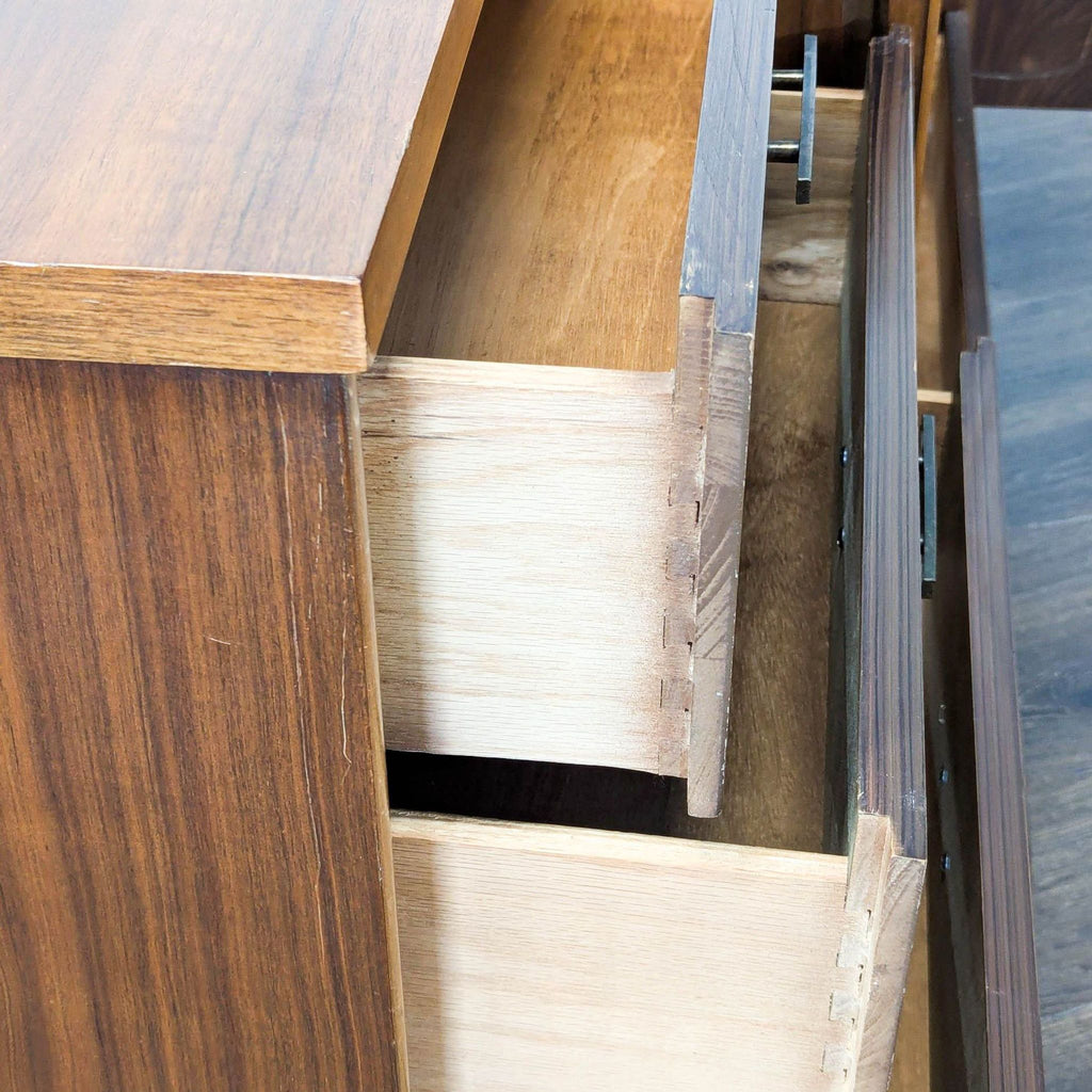 Vintage Broyhill Mid-Century Modern Walnut Credenza