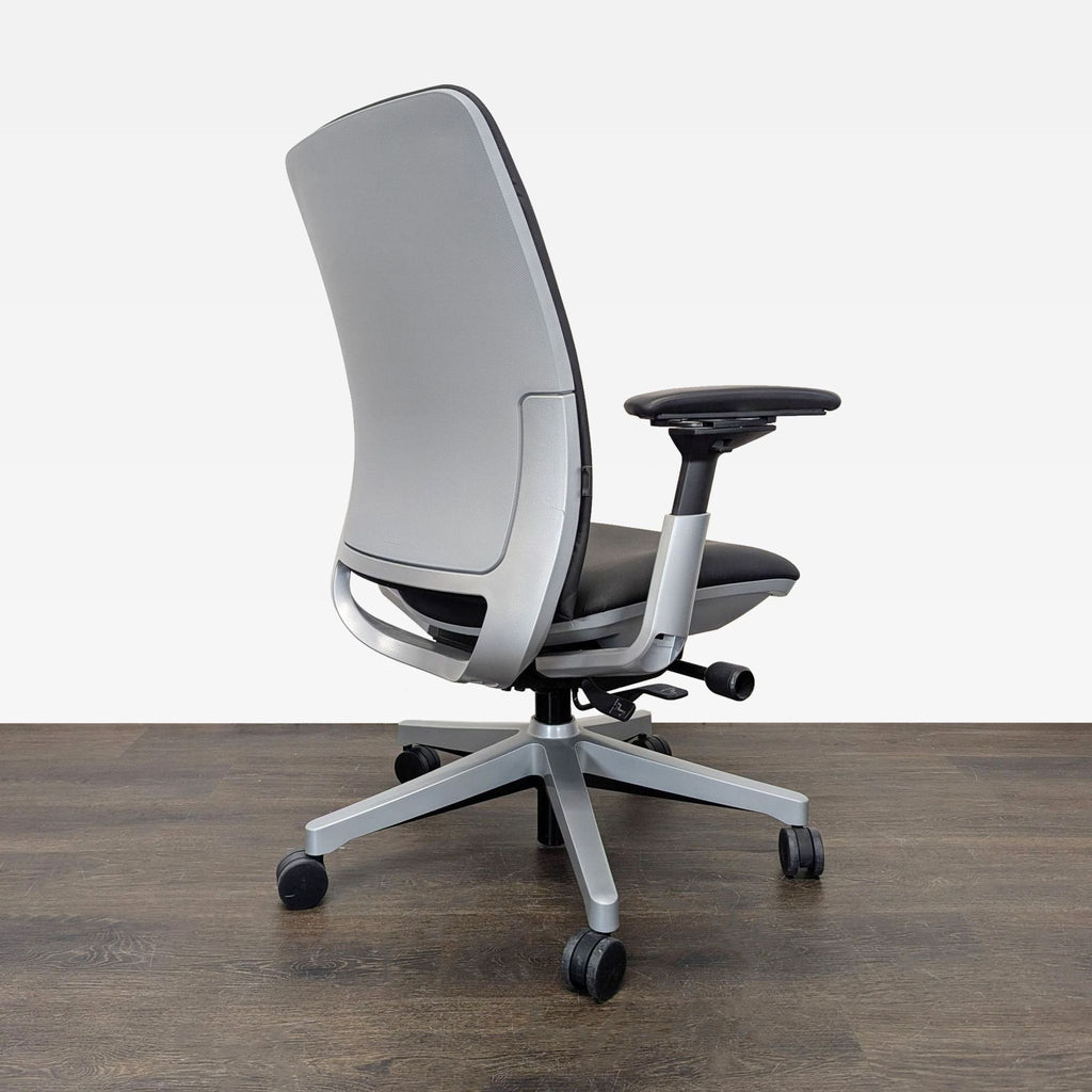 Steelcase Amia Black Ergonomic Office Chair with Adjustable Arms