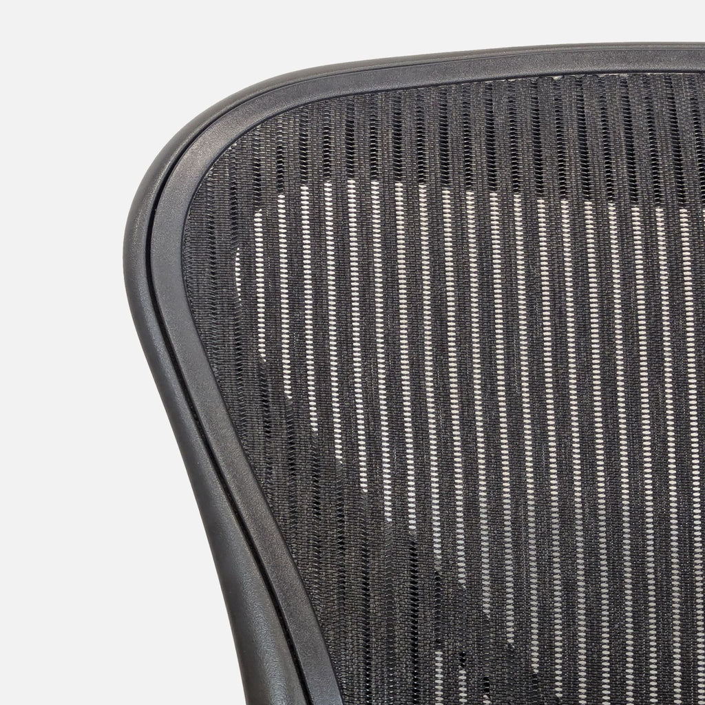 Herman Miller Aeron Size A Ergonomic Office Chair - Black Mesh