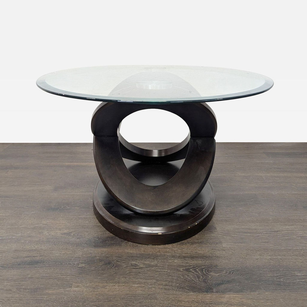 Green World Glass Top Coffee Table