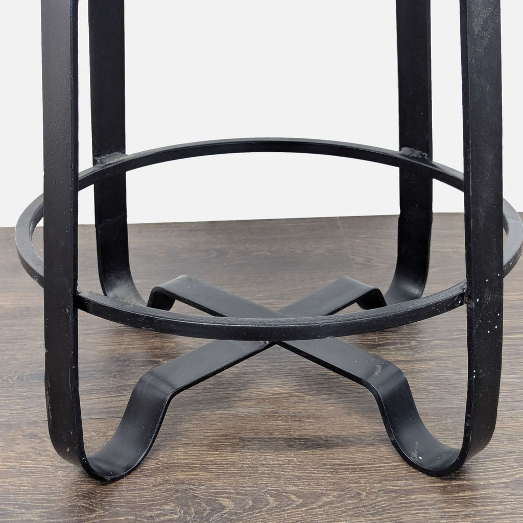 Metal Side Table with Live Edge Top - Accepted Offer (29.20% discount)