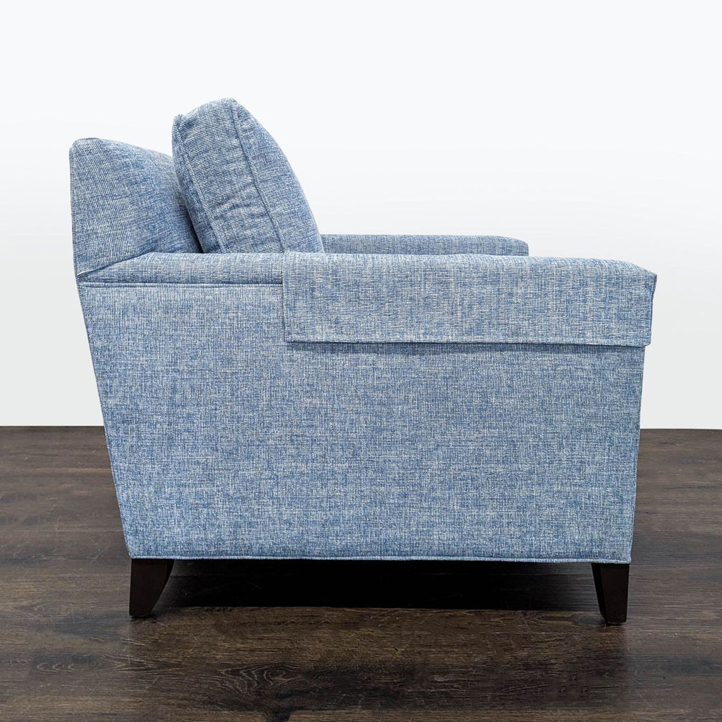 Ethan Allen Glen Blue Modern Lounge Chair - Accepted Offer (29.71% discount)