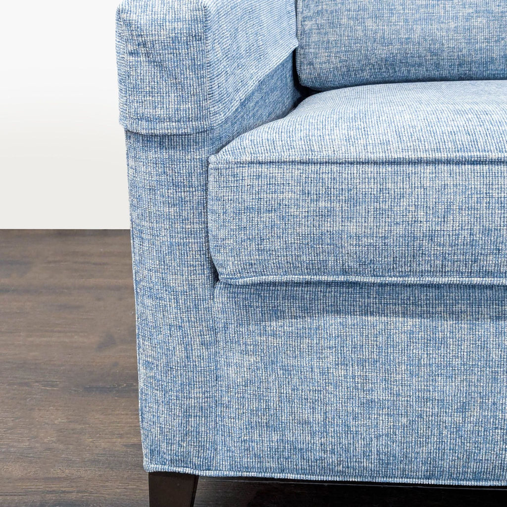 Ethan Allen Glen Blue Modern Lounge Chair - Accepted Offer (29.71% discount)