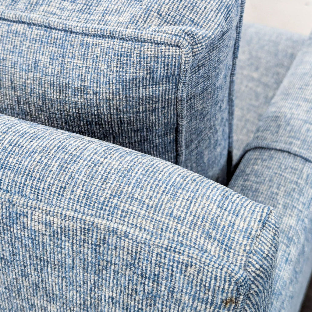 Ethan Allen Glen Blue Modern Lounge Chair - Accepted Offer (29.71% discount)