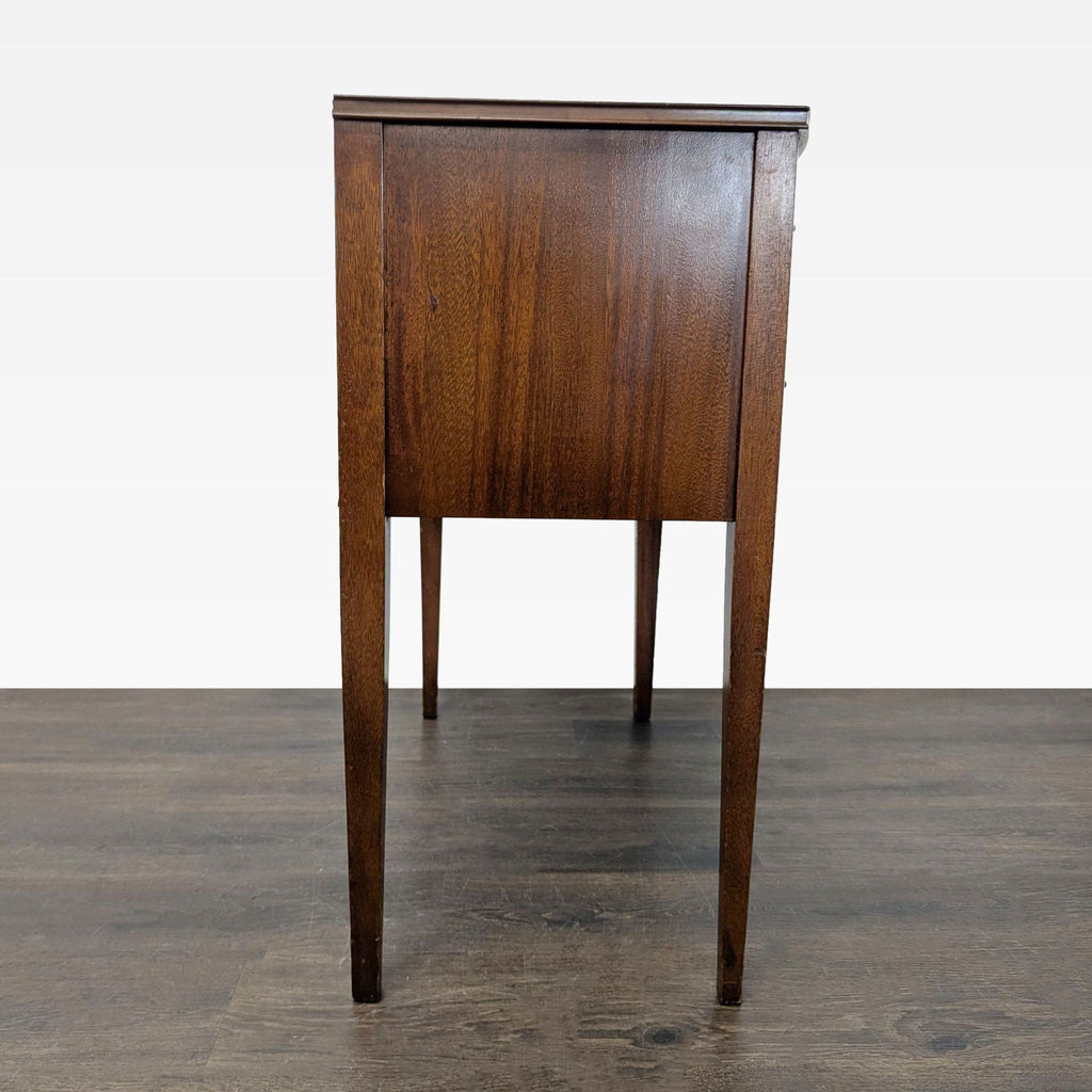 Vintage Mahogany Two Drawer Side Table