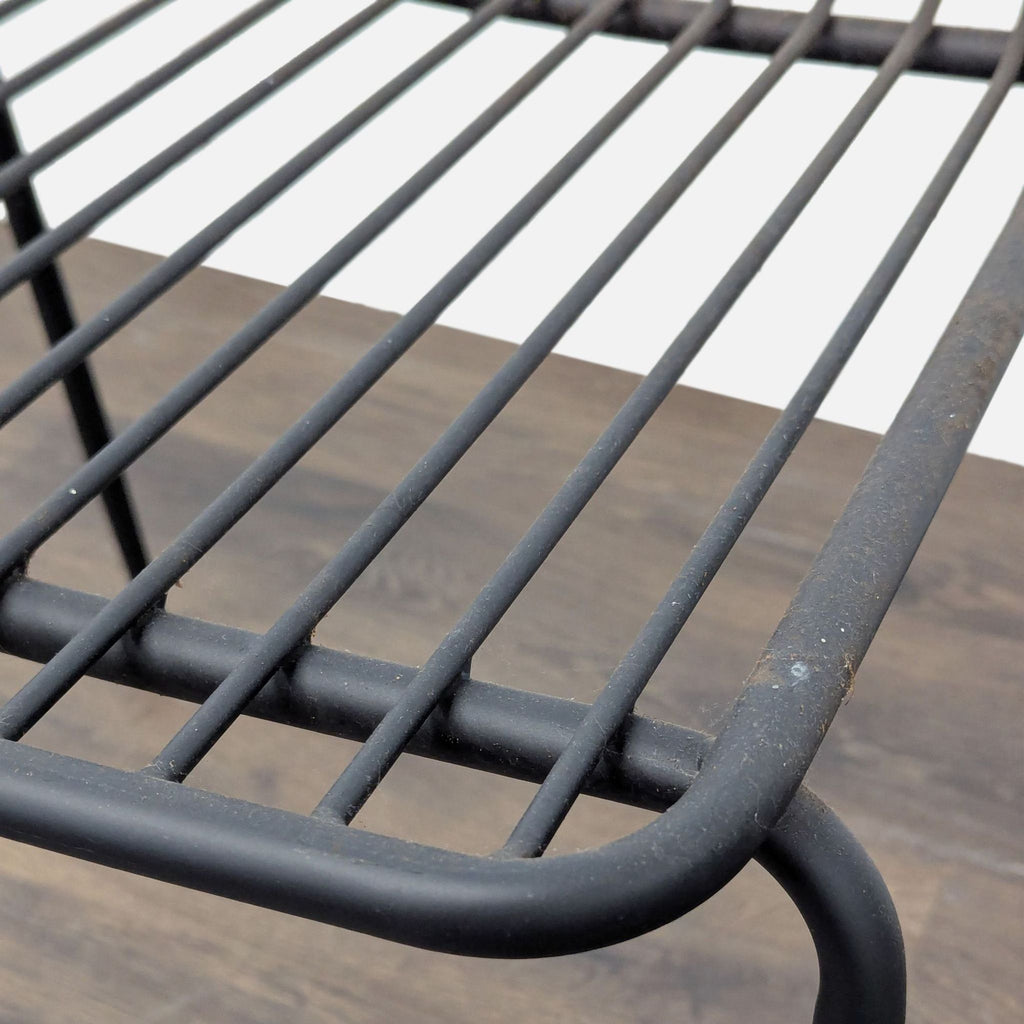 Modern Black Metal Wire Chair – Minimalist Design, Sturdy Construction