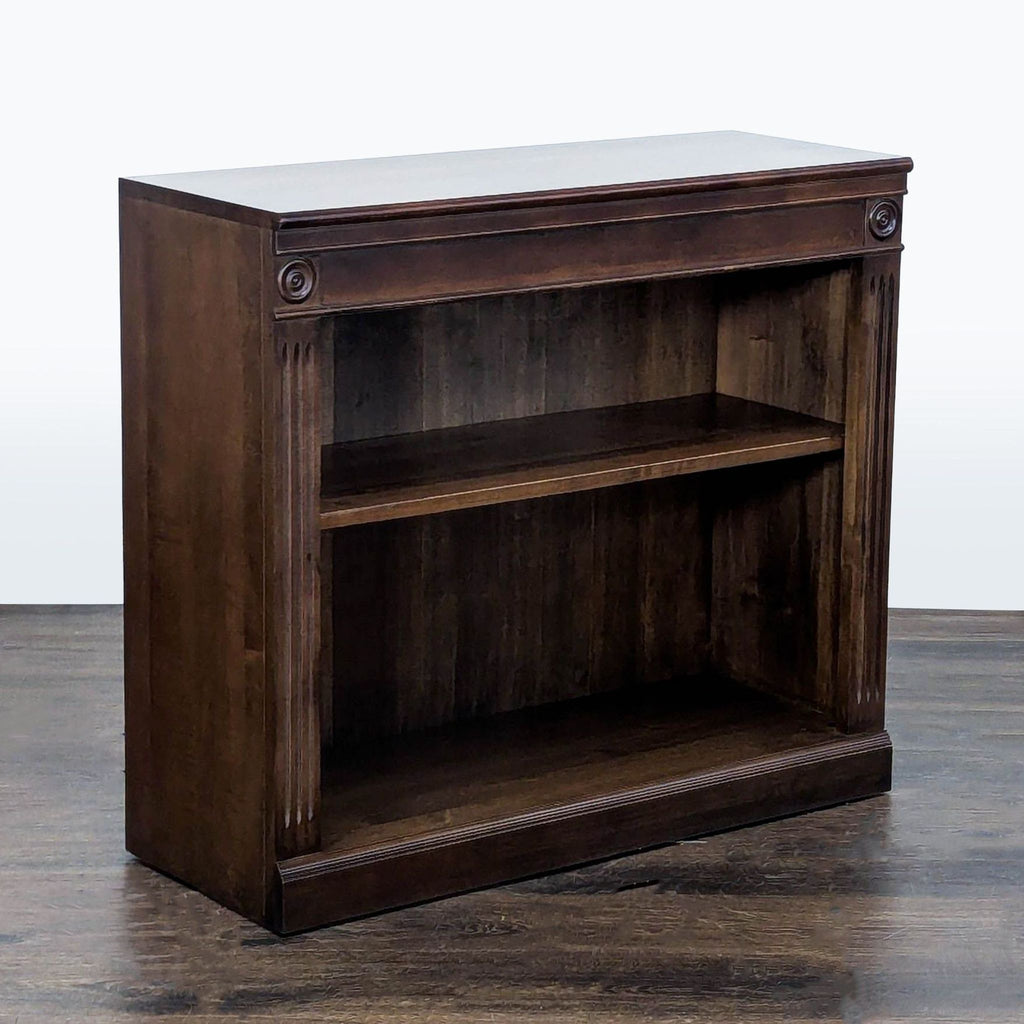 Ethan Allen Crawford Classic Wooden Bookshelf with Shelf Detailing - Accepted Offer (57.98% discount)