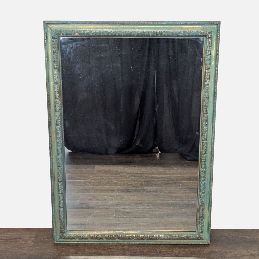 Vintage Carved Wood Mirror