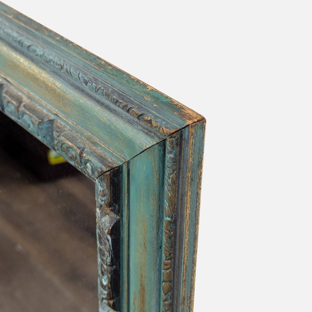 Vintage Carved Wood Mirror