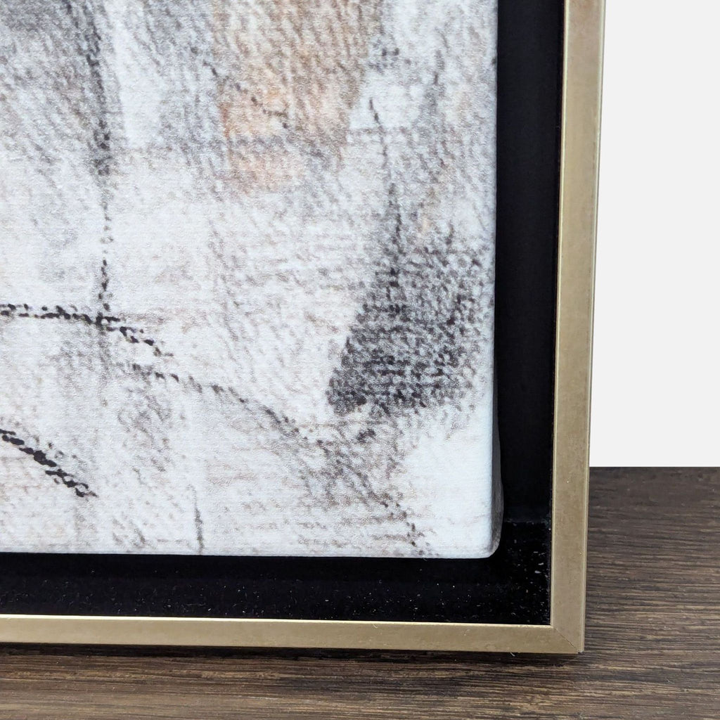 Ethan Allen Ethan Framed Floral Print “Flowers In The Wind”