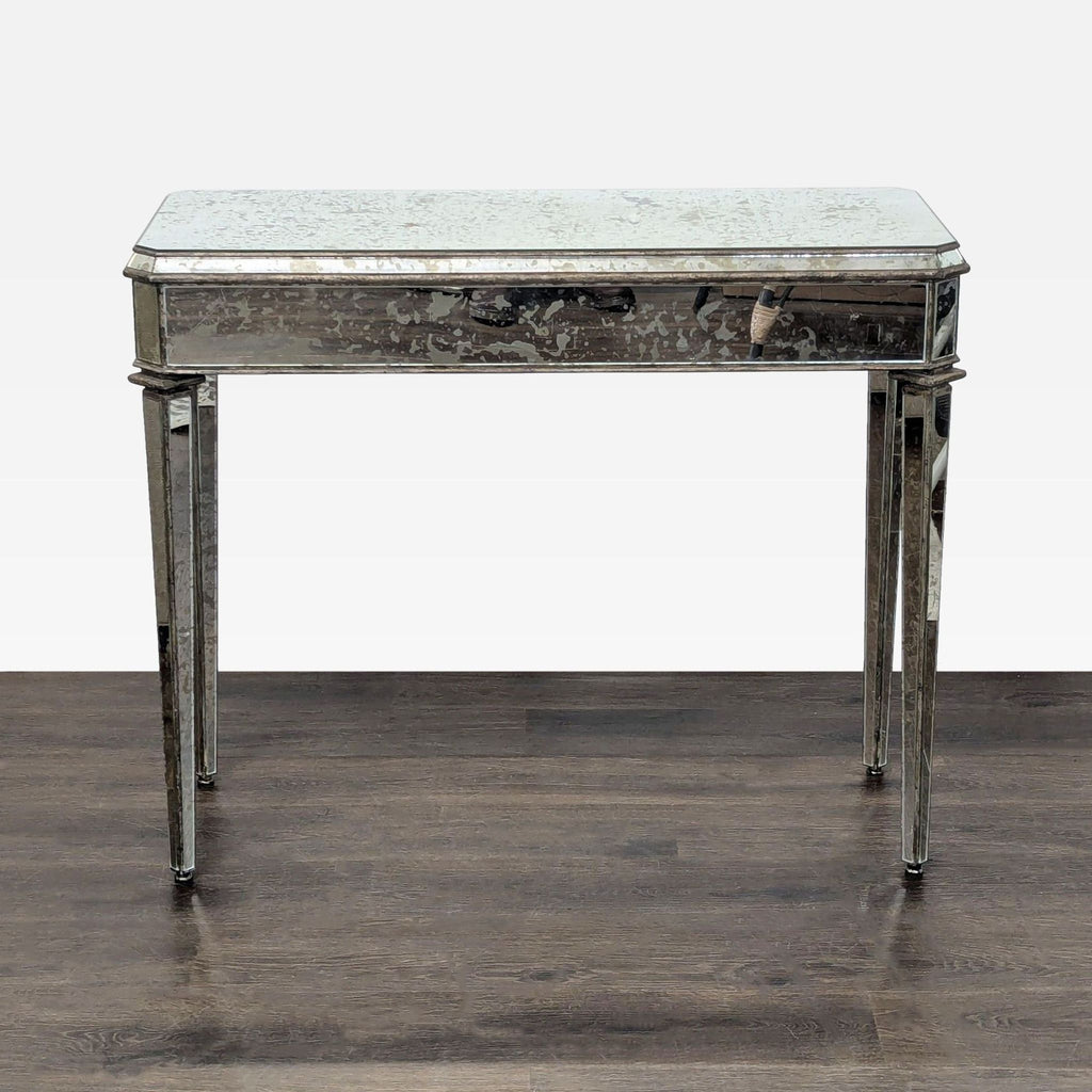 Currey & Company Mirrored Console Table
