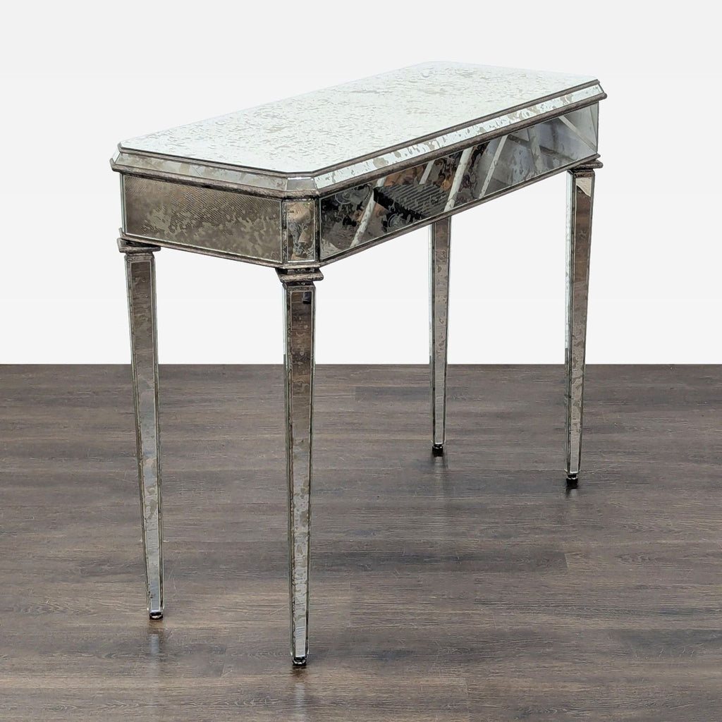 Currey & Company Mirrored Console Table