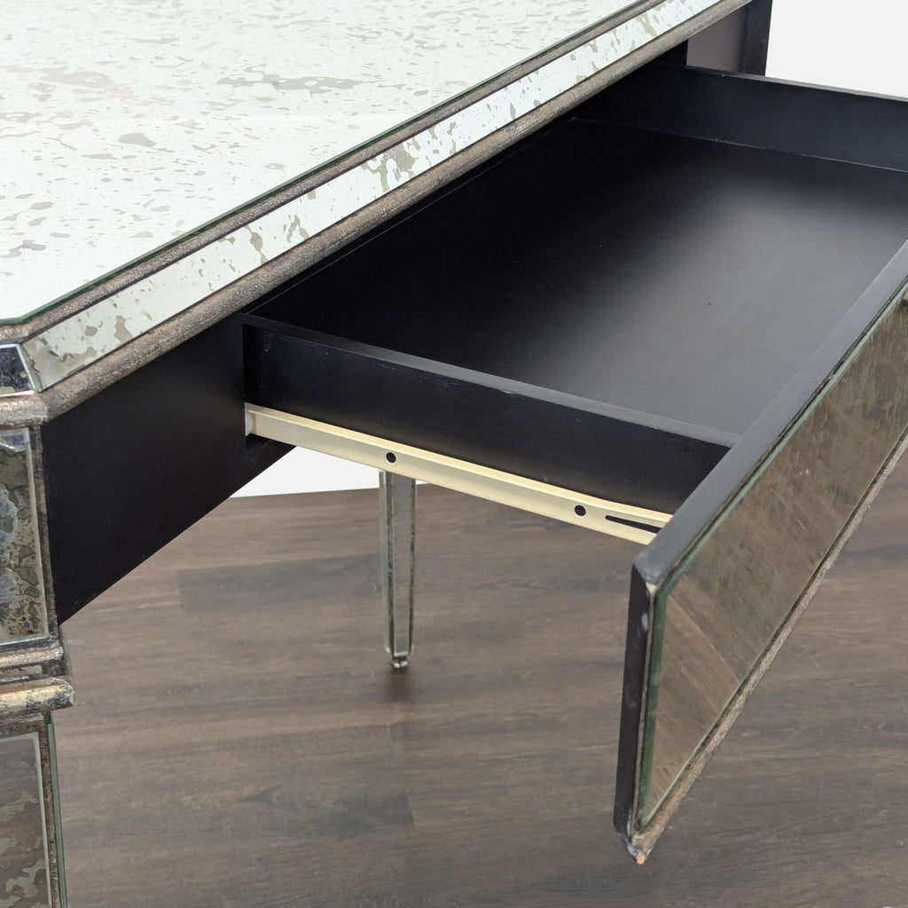 Currey & Company Mirrored Console Table