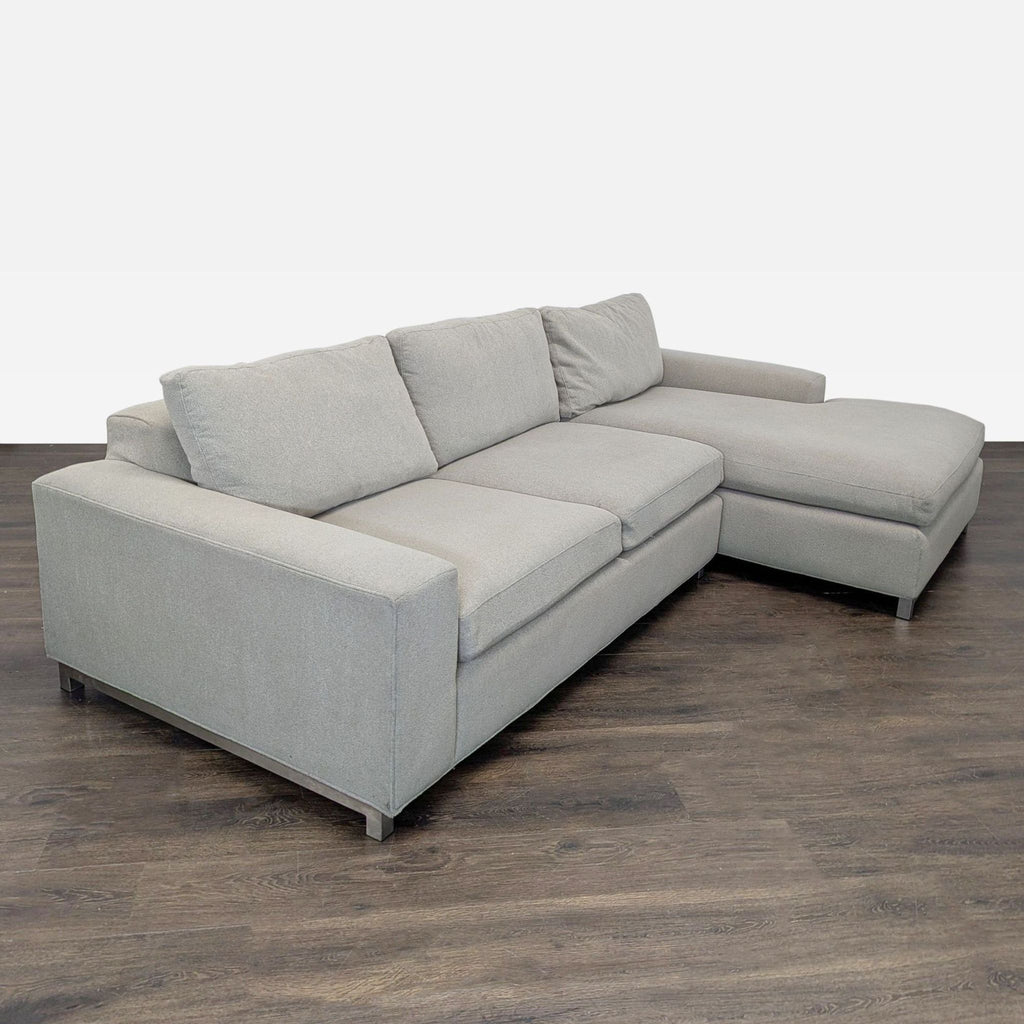 Room & Board Modern Sectional Sofa with Right Chaise