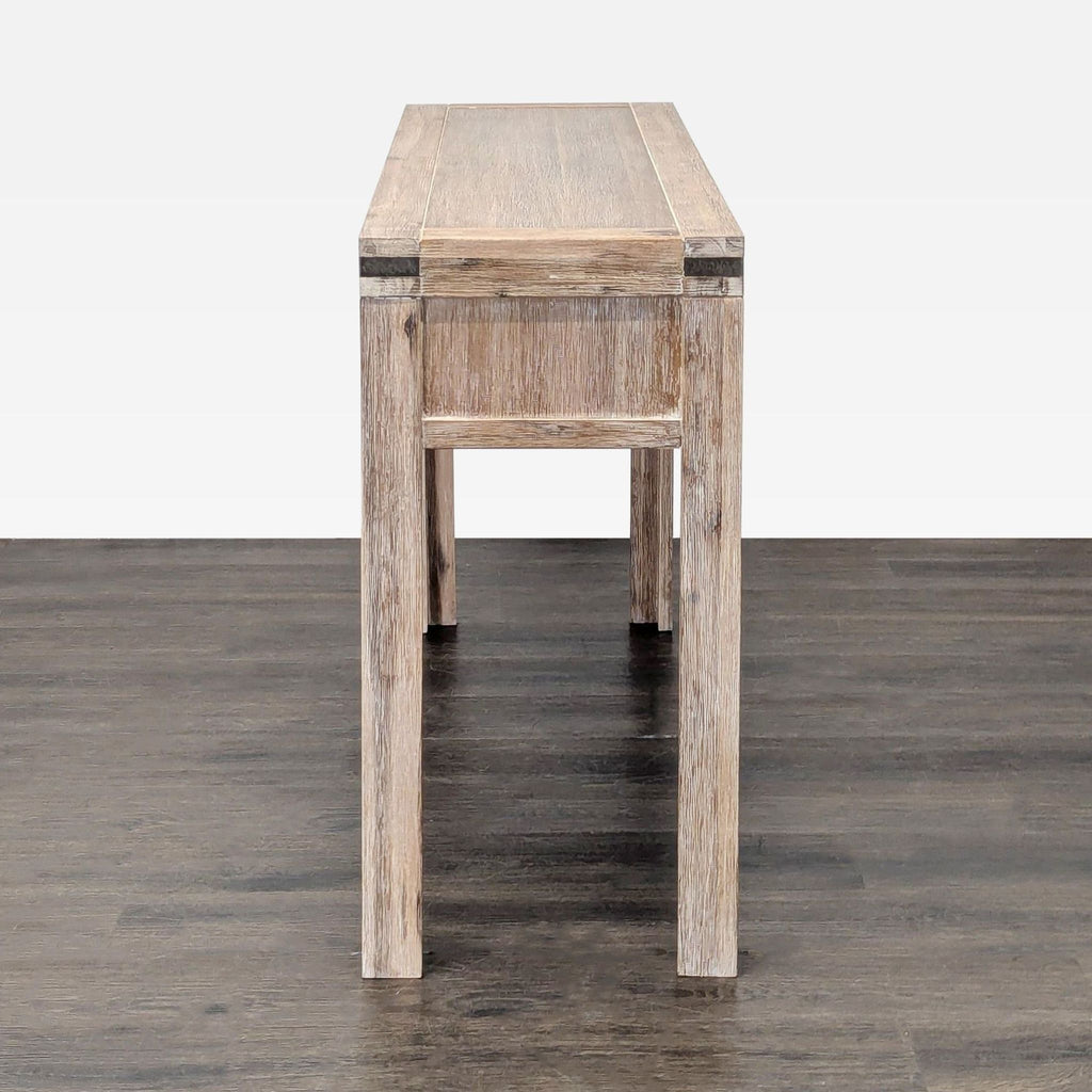 Terrace Living Company Rustic Wood Console Table with Two Drawers - Accepted Offer (36.97% discount)
