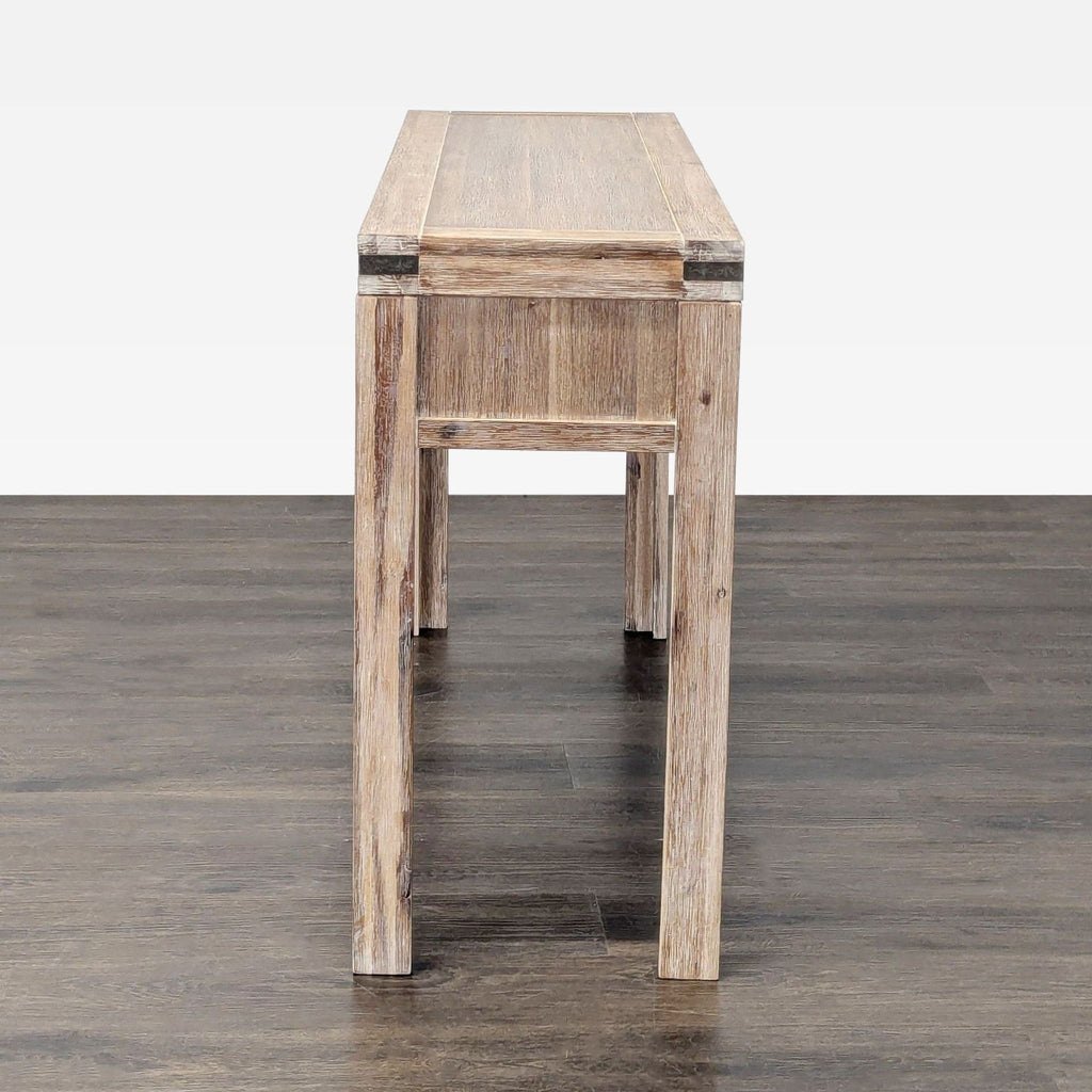 Terrace Living Company Rustic Wood Console Table with Two Drawers - Accepted Offer (36.97% discount)