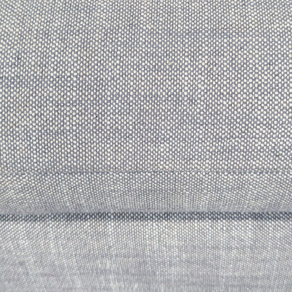 West Elm Modern Gray 3-Seat Sofa with Clean Lines