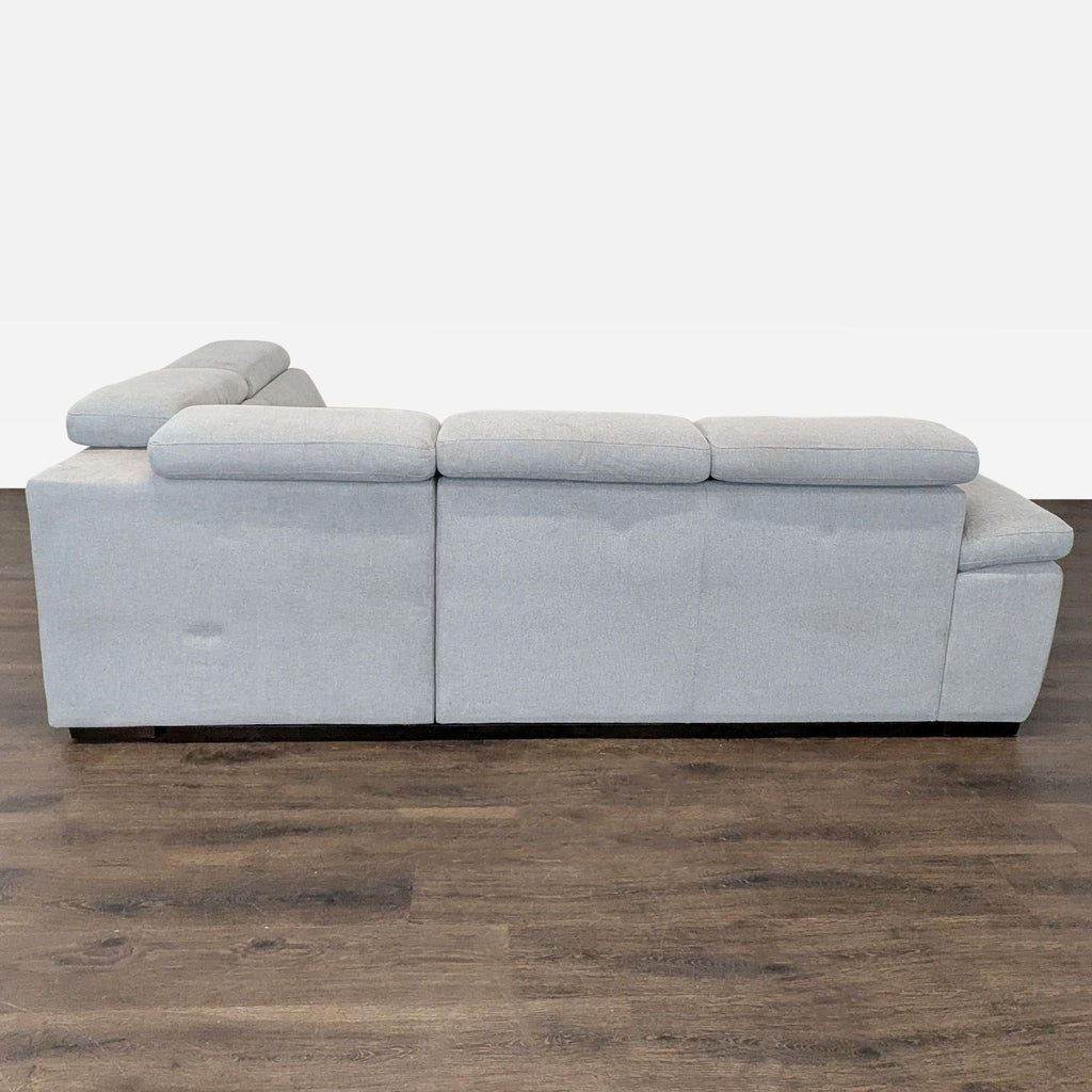 Modern Light Gray Sectional Sofa with Storage and Pull-Out Bed - Accepted Offer (23.53% discount)