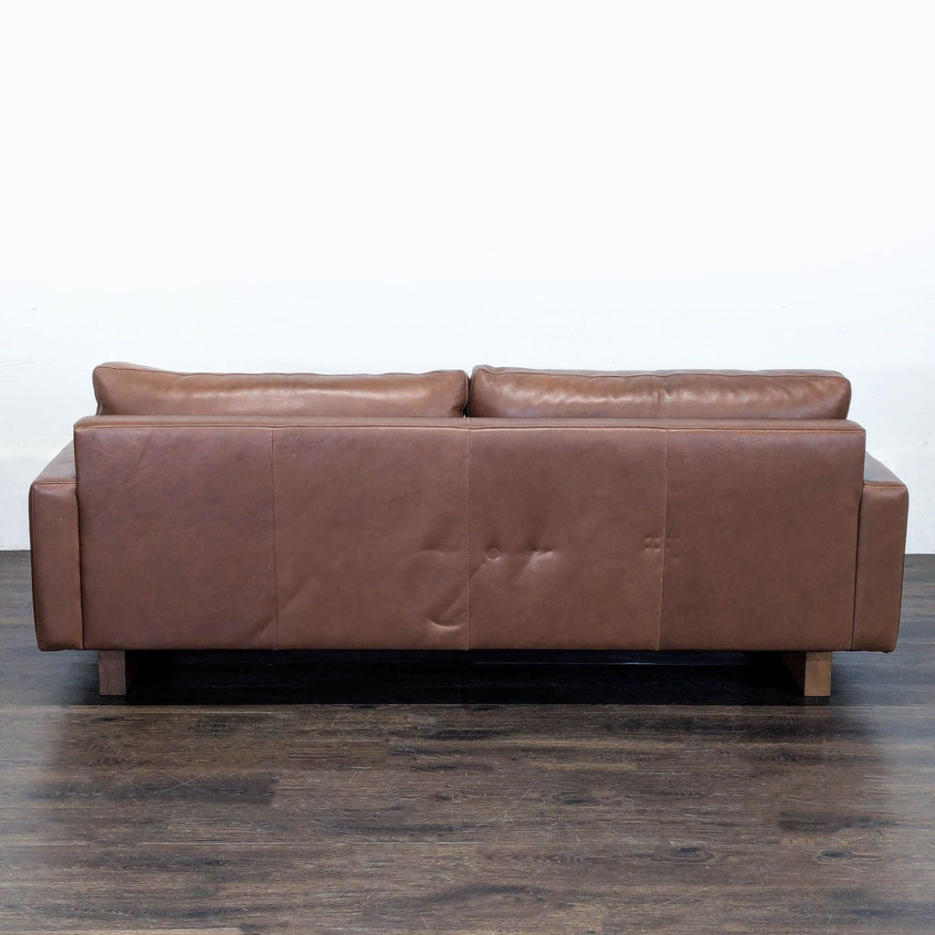 Room & Board 3-Seat Brown Leather Sofa - Accepted Offer (22.22% discount)