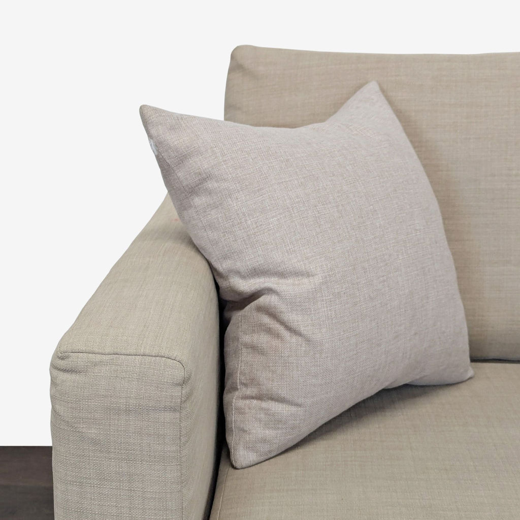 Ikea Beige Sleeper Sofa – Comfortable Convertible Couch with Storage - Accepted Offer (37.11% discount)