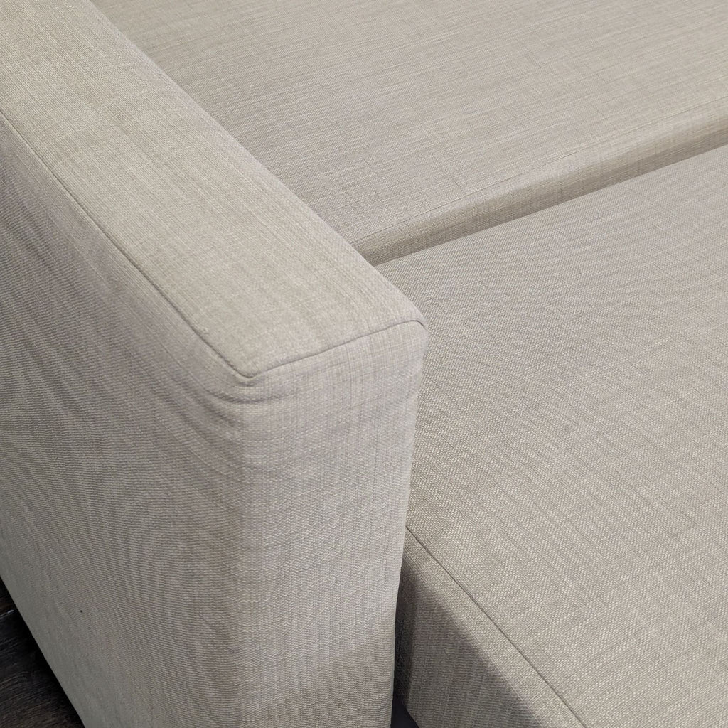 Ikea Beige Sleeper Sofa – Comfortable Convertible Couch with Storage - Accepted Offer (37.11% discount)