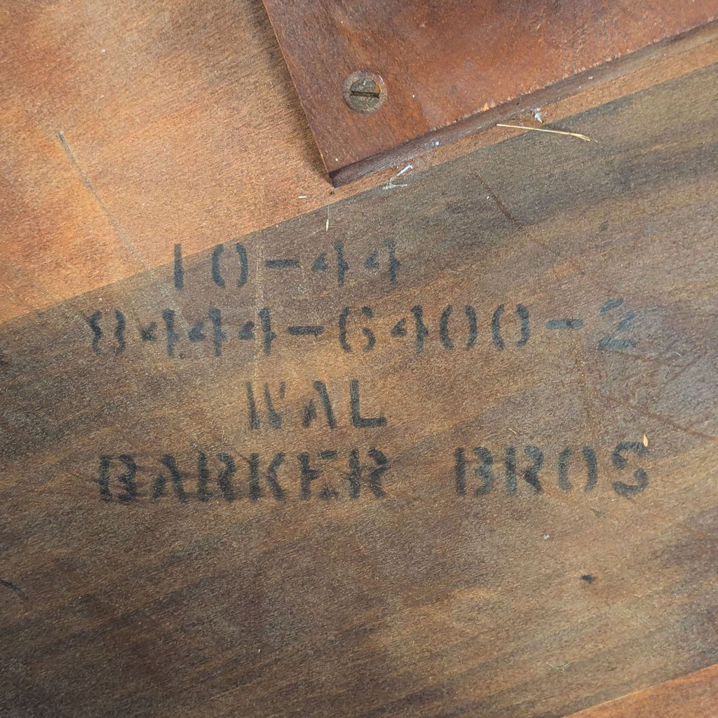 Barker Brothers Drum Pedestal End Table