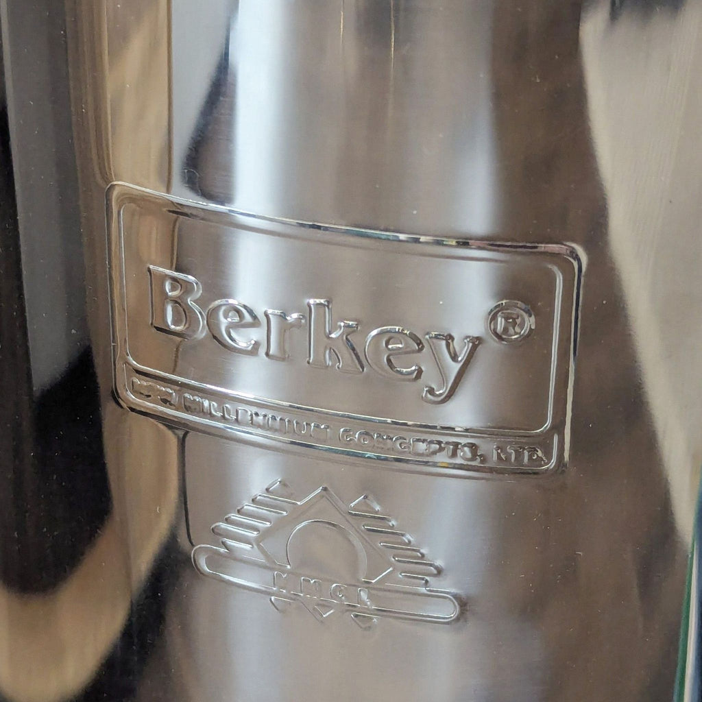 Excellent-condition Berkey water purifier for clean drinking water, pictured standing upright.