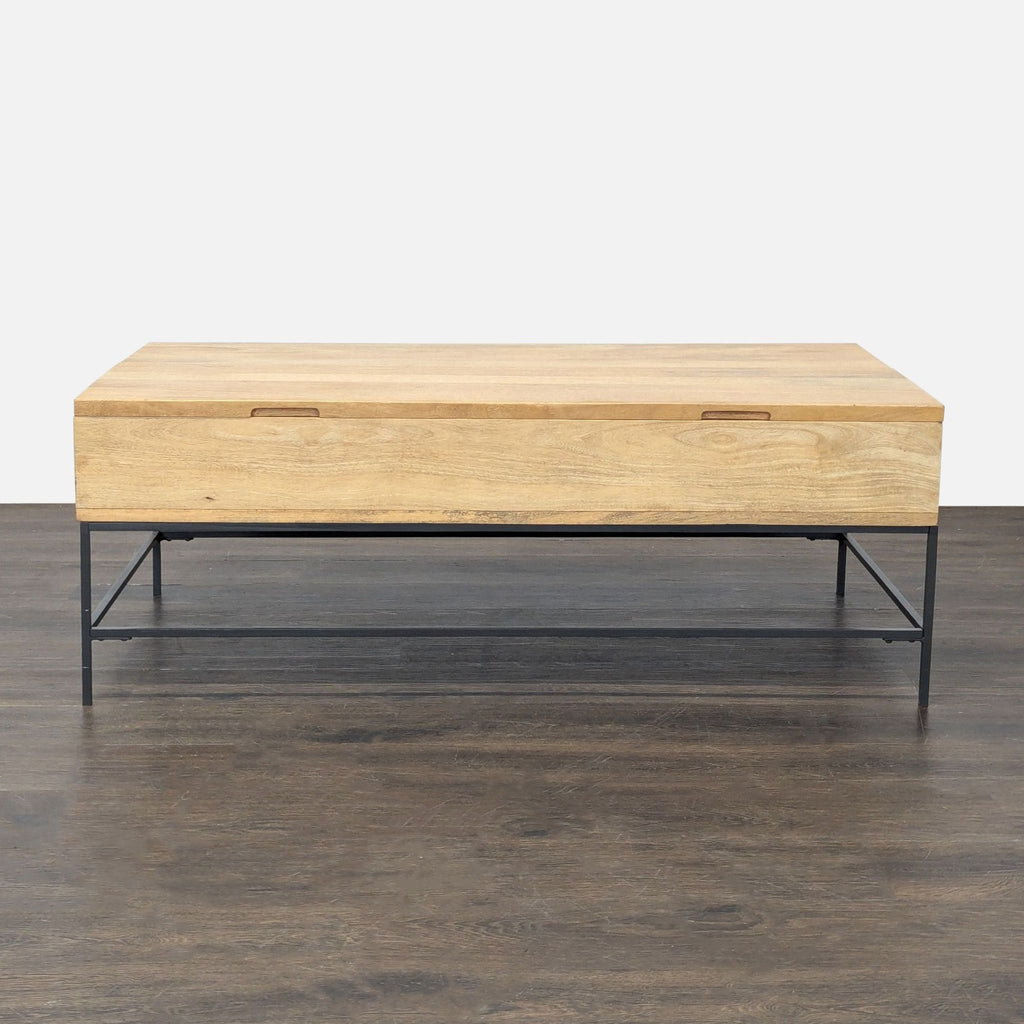 EQ3 Industrial Storage Pop-Up Coffee Table
