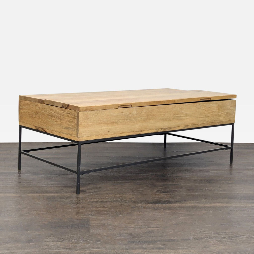 EQ3 Industrial Storage Pop-Up Coffee Table