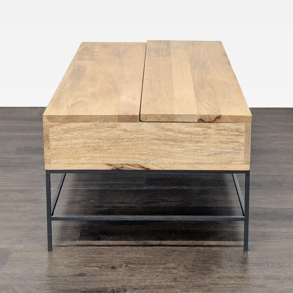 EQ3 Industrial Storage Pop-Up Coffee Table