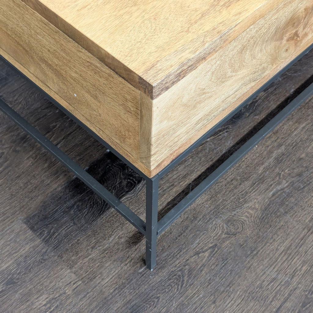 EQ3 Industrial Storage Pop-Up Coffee Table