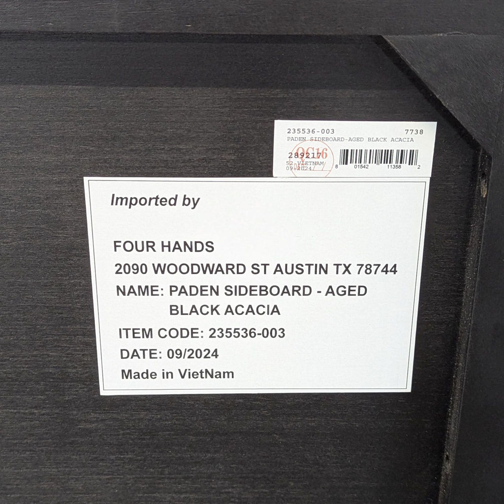 Four Hands Paden Sideboard - Accepted Offer (10.77% discount)
