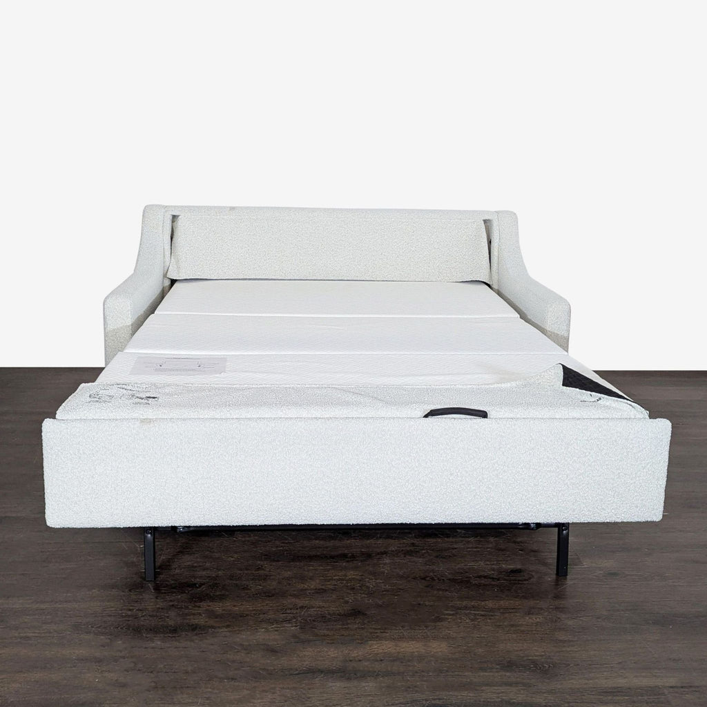 American Leather Perry Modern Sleeper Sofa with Fold-Out Bed - Light Fabric - Accepted Offer (26.25% discount)