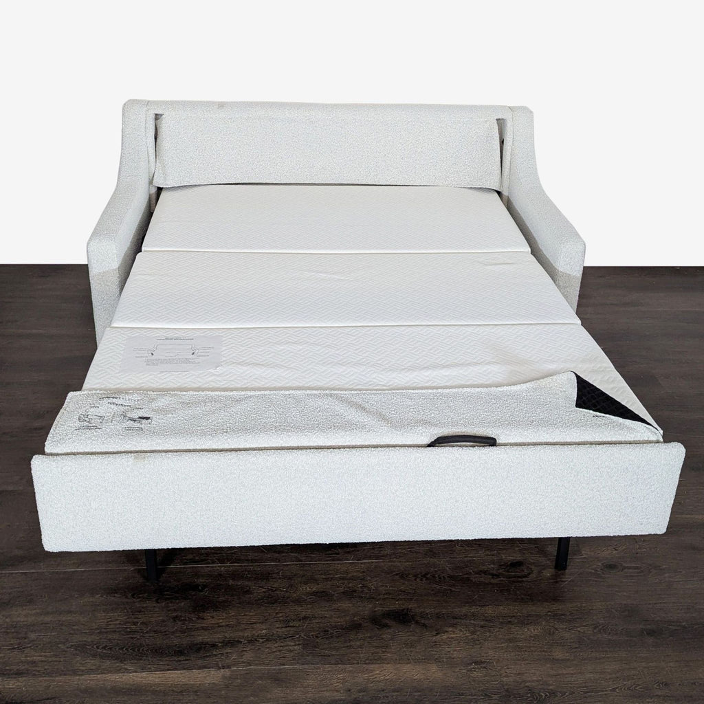 American Leather Perry Modern Sleeper Sofa with Fold-Out Bed - Light Fabric - Accepted Offer (26.25% discount)
