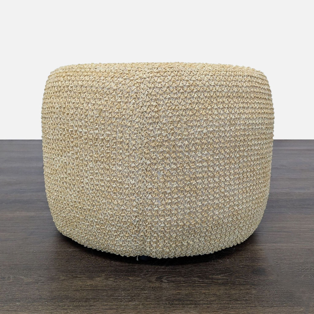 Upholstered Storage Ottoman Set with Removable Wood Tray