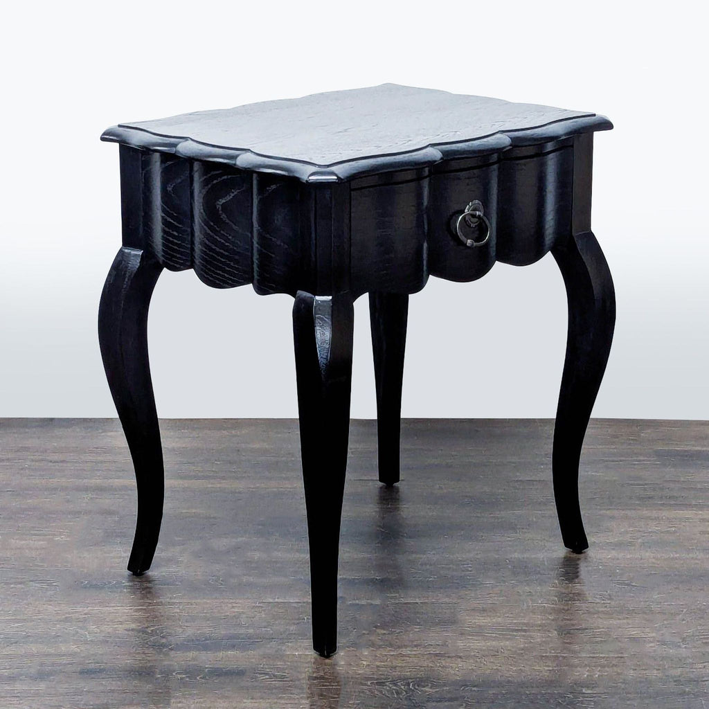 3. Bernhardt end table in a neutral color, perfect for modern decor and versatile room placement.