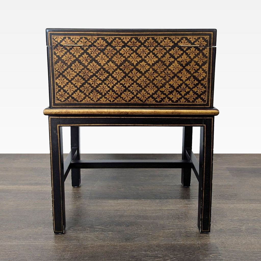 Stenciled Trunk on Stand - Accepted Offer (17.19% discount)