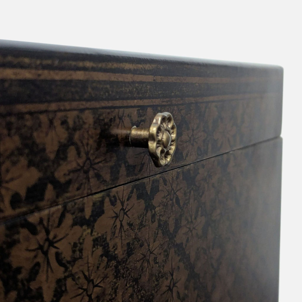 Stenciled Trunk on Stand - Accepted Offer (17.19% discount)