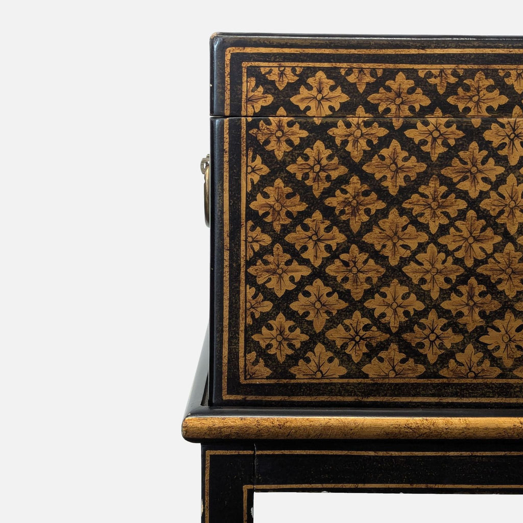 Stenciled Trunk on Stand - Accepted Offer (17.19% discount)