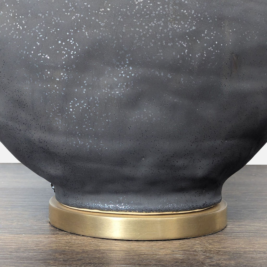 Visual Comfort Armato Modern Black Table Lamp with Brass Shade  - Accepted Offer (25.29% discount)