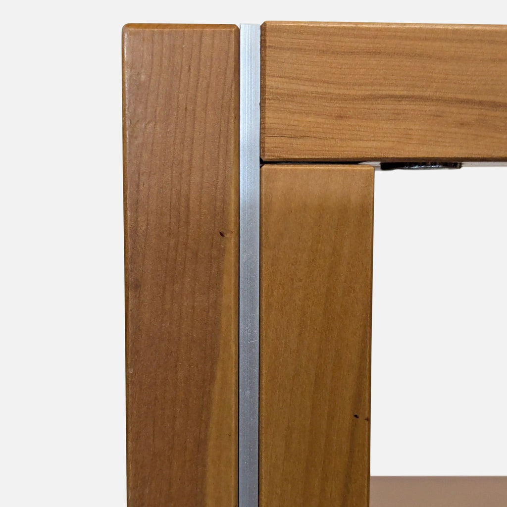 Gangso Mobler Glass and Wood Console Table