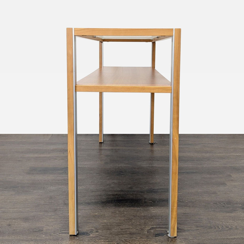 Gangso Mobler Glass and Wood Console Table