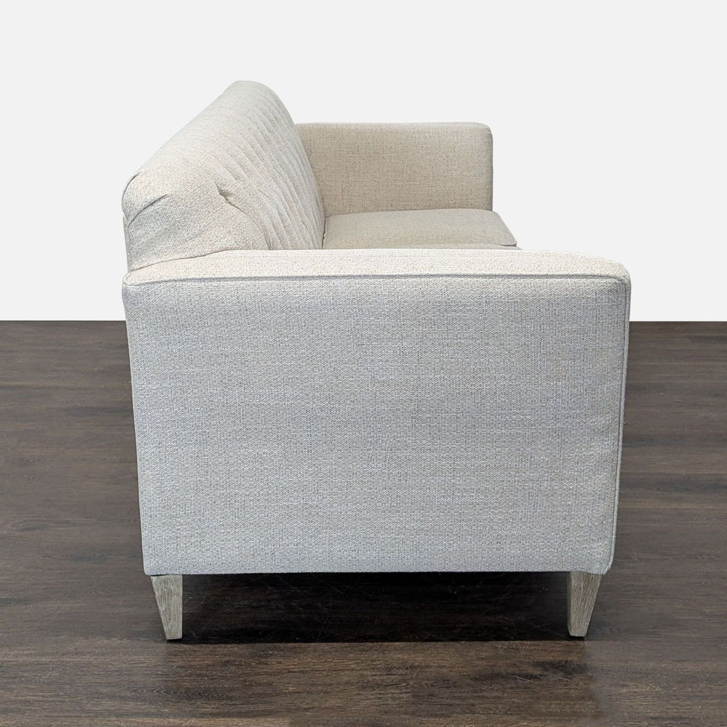 La-Z-Boy 3-Seat Modern Light Beige Tufted Sofa