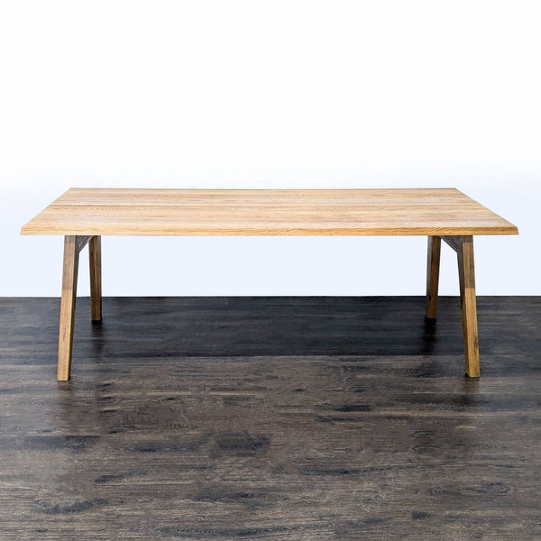 Two 19.5-inch table leaves displayed side by side, showing their combined extension length.