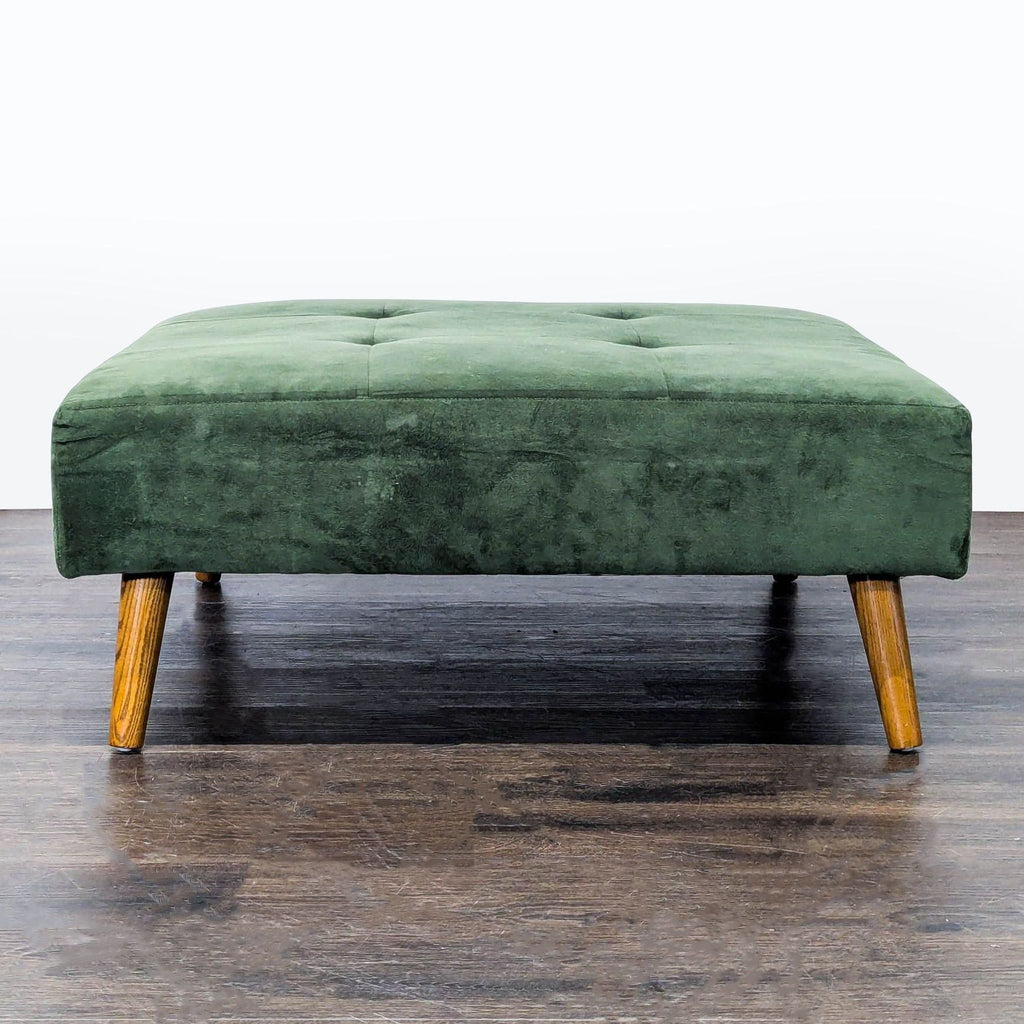 West Elm Tufted Square Ottoman