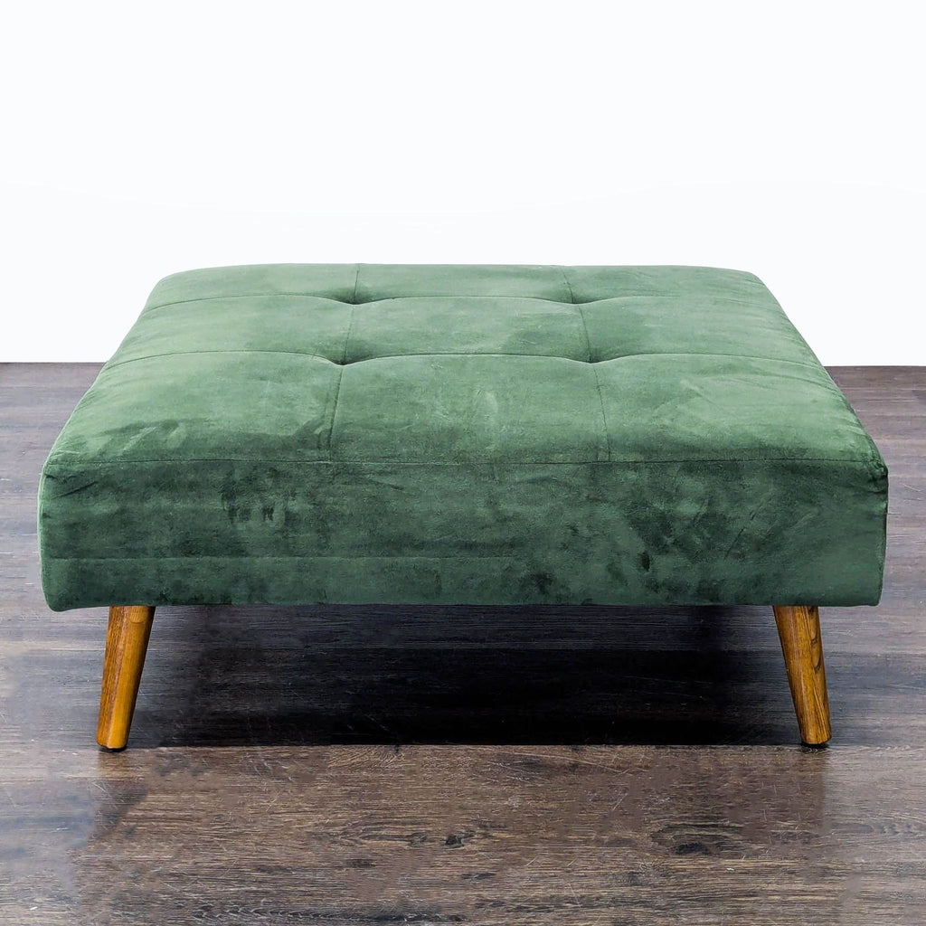 West Elm Tufted Square Ottoman