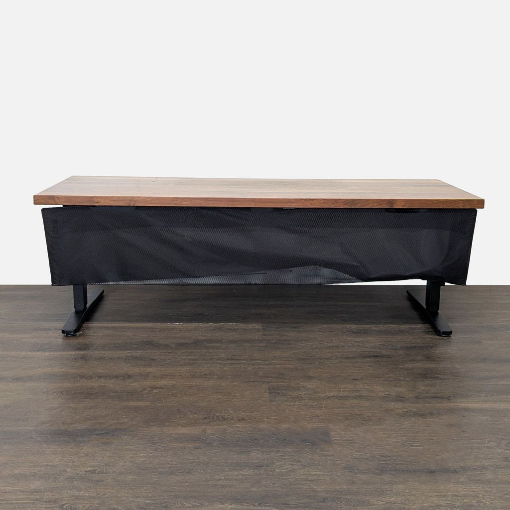 UPLIFT Adjustable Height Standing Desk with Solid Wood Top