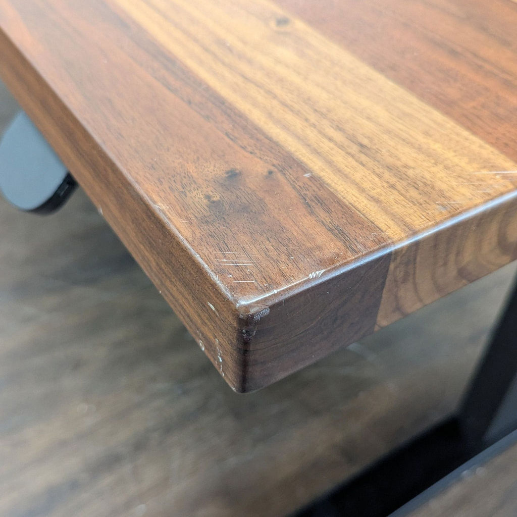 UPLIFT Adjustable Height Standing Desk with Solid Wood Top