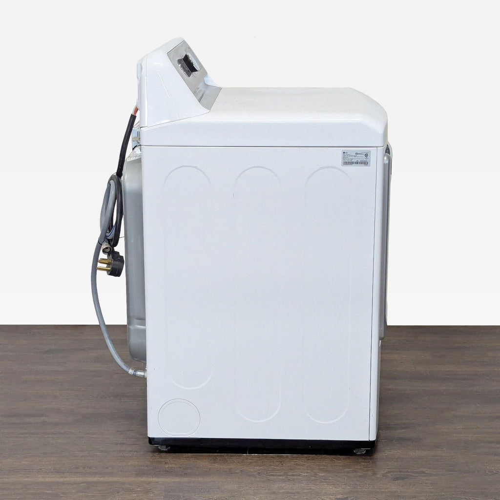 LG Sensor Dry Electric Dryer – White, Large Capacity, Easy Controls