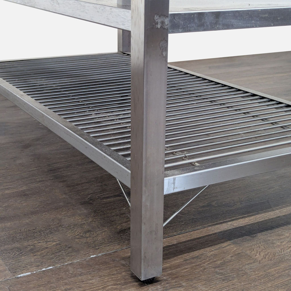 Ikea Stainless Steel Kitchen Island with Bamboo Top and Drawers - Accepted Offer (30.56% discount)